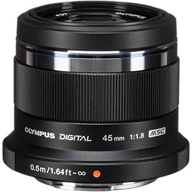 Olympus M.Zuiko Digital 45mm F1.8 Lens, for Micro Four Thirds Cameras (Black)
