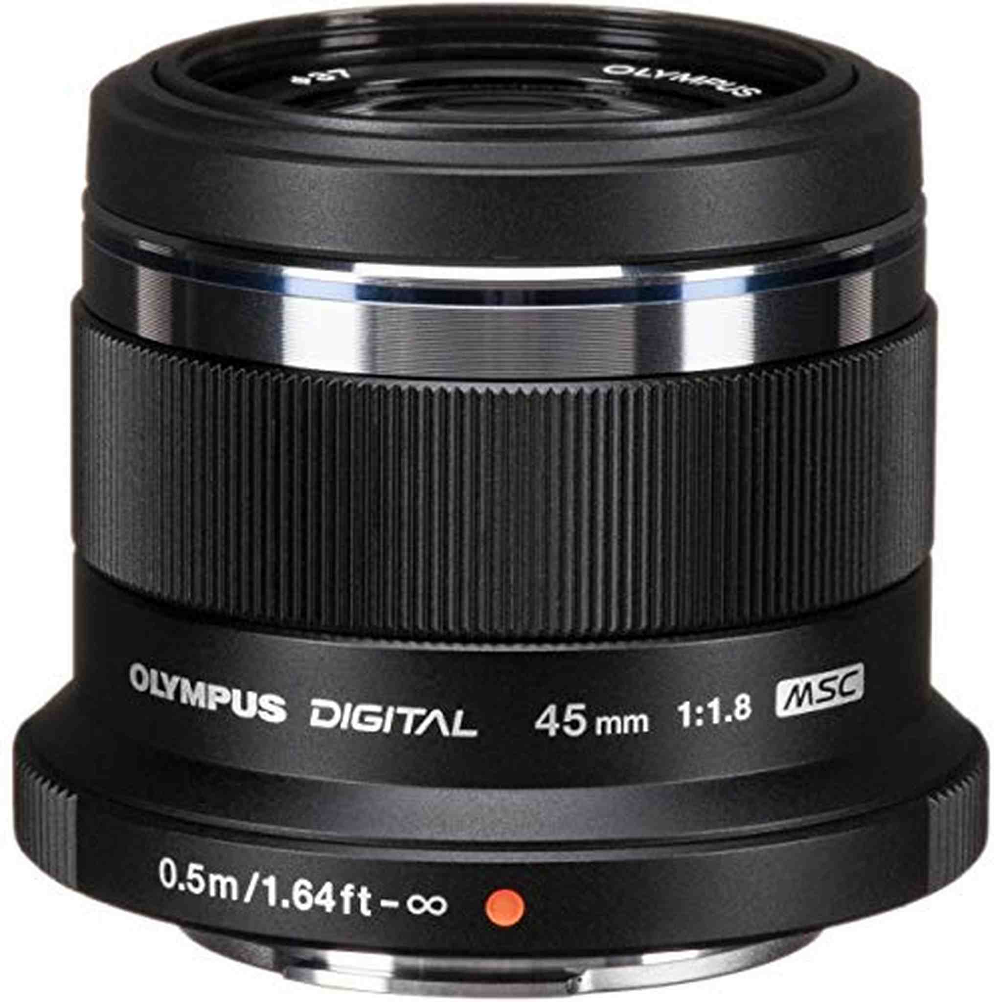 Olympus M.Zuiko Digital 45mm F1.8 Lens, for Micro Four Thirds Cameras Black - Reconditioned Olympus