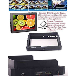 LILLIPUT 7 inch A7S Black 1920x1200 IPS On Camera Monitor with 4K HDMI Input Output Field Monitor - Used Lilliput