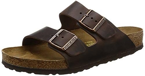 Birkenstock Mens Arizona, Habana Leather, 45