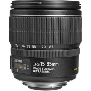 Canon EF-S 15-85mm f/3.5-5.6 is USM Lens for Canon EF-S Mount + Accessories International Model with 2 Year Warranty