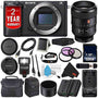 Sony Alpha a6300 Mirrorless Digital Camera International Model FE 100mm f/2.8 STF GM OSS Lens + 72mm 3 Piece Filter Ki