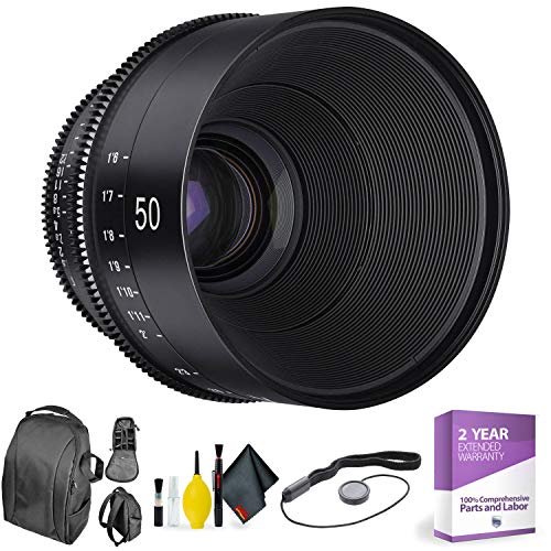 Xeen by Rokinon 50mm T1.5 for PL + Deluxe Lens Cleaning Kit Bundle