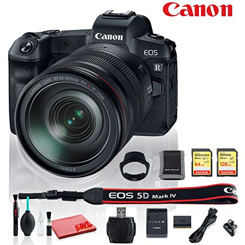 Canon EOS RP Mirrorless Digital Camera with RF 24-105 F4 L is USM Lens International Model Memory Bundle