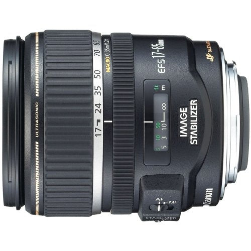 Canon EF-S 17-85mm f/4-5.6 Image Stabilized USM SLR Lens for EOS Digital SLR's - White Box Bulk Packaging