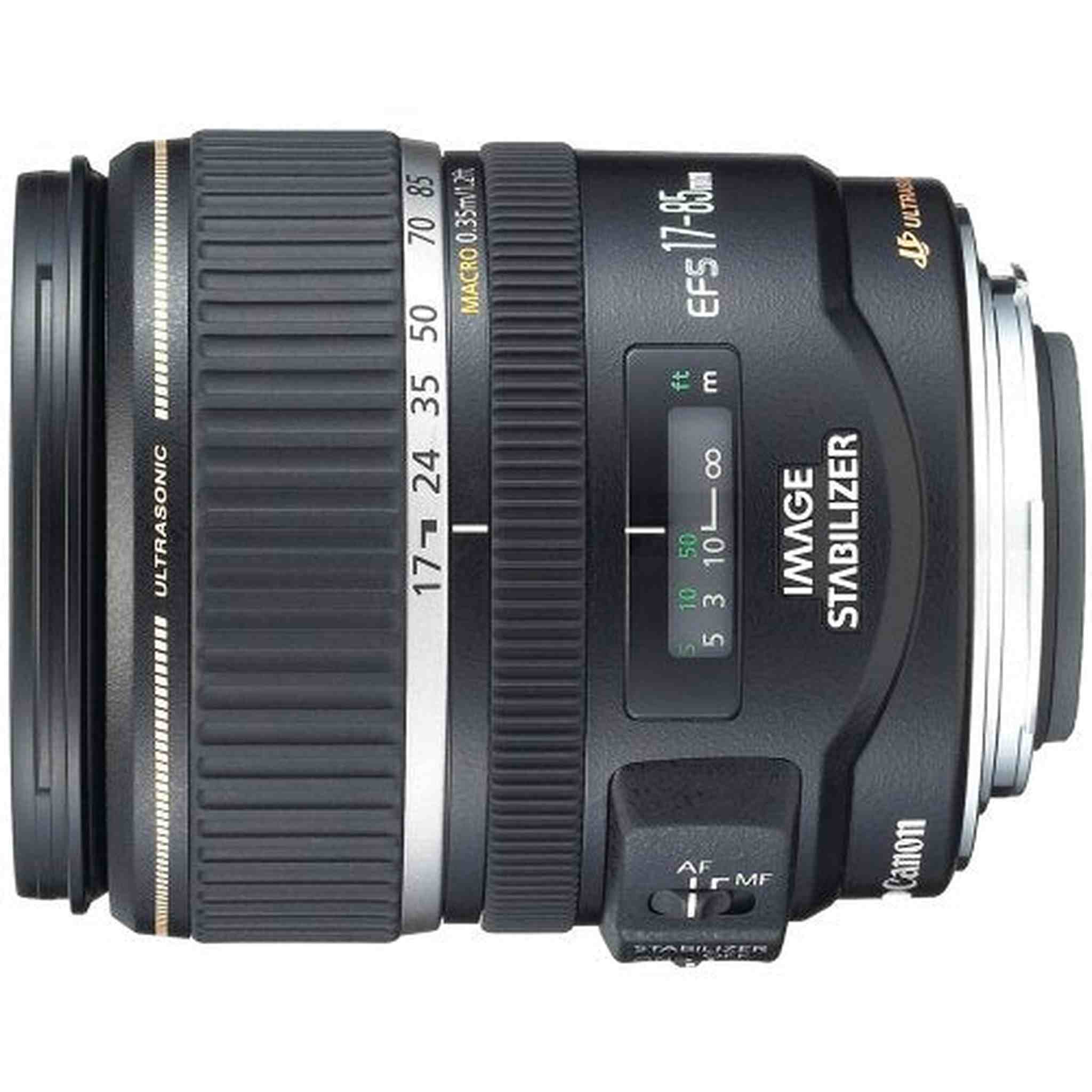 Canon EF-S 17-85mm f/4-5.6 Image Stabilized USM SLR Lens for EOS Digital SLR's - White Box Bulk Packaging