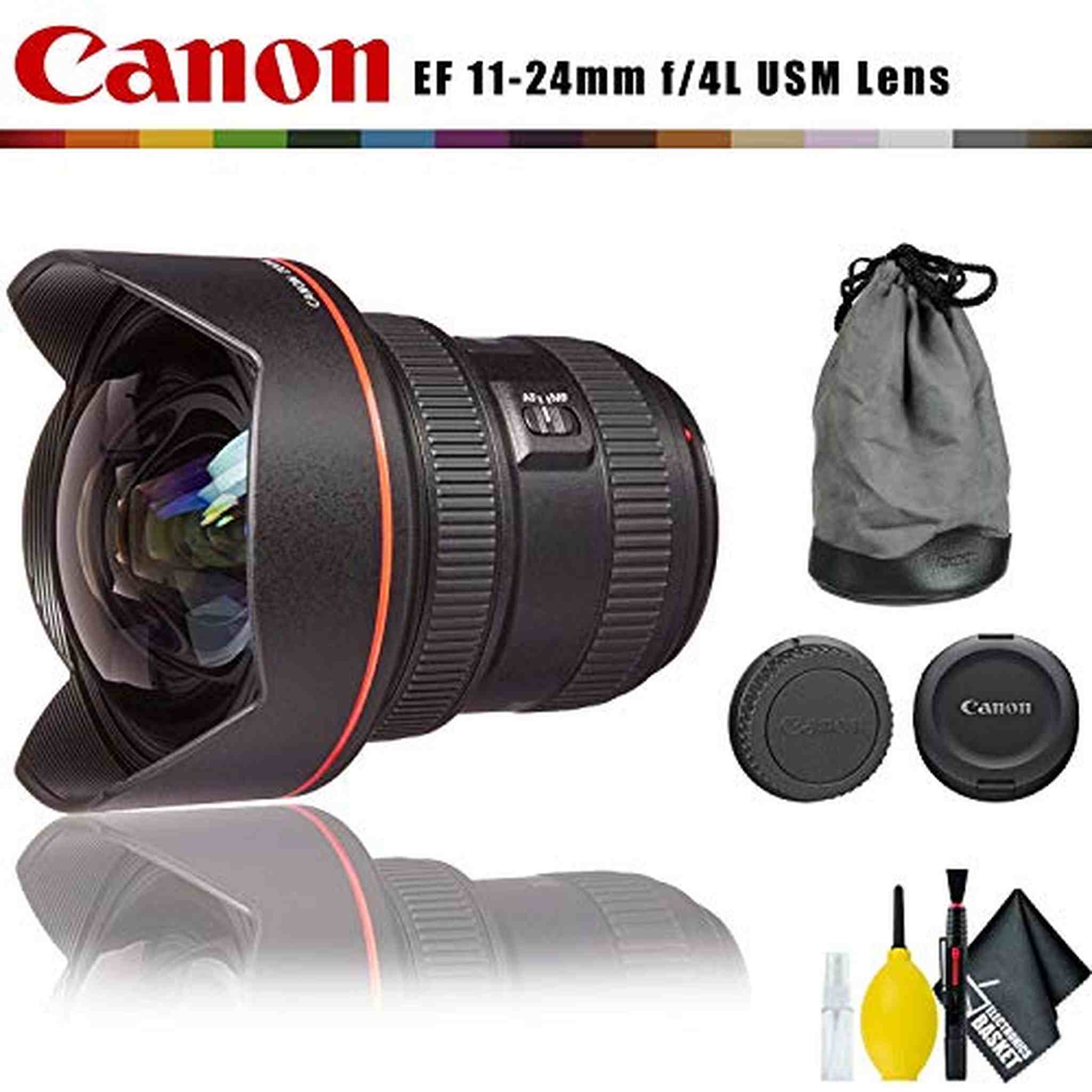 Canon EF 11-24mm f/4L USM Lens Intl Model with Cleaning Kit