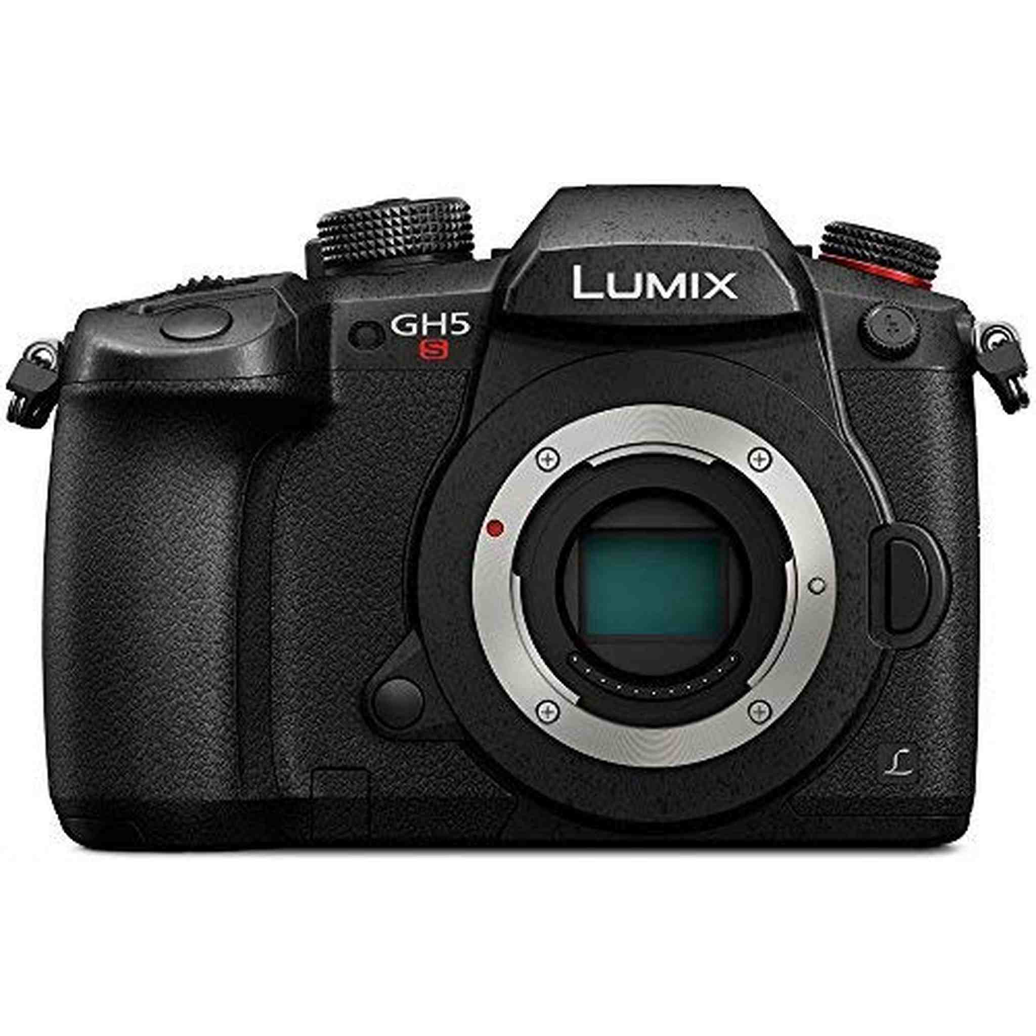 PANASONIC LUMIX GH5s Body C4K Mirrorless Camera, High Sensitivity MOS Multi-Aspect 10.2 Megapixels Sensor, C4K / 4K UHD - Reconditioned Panasonic