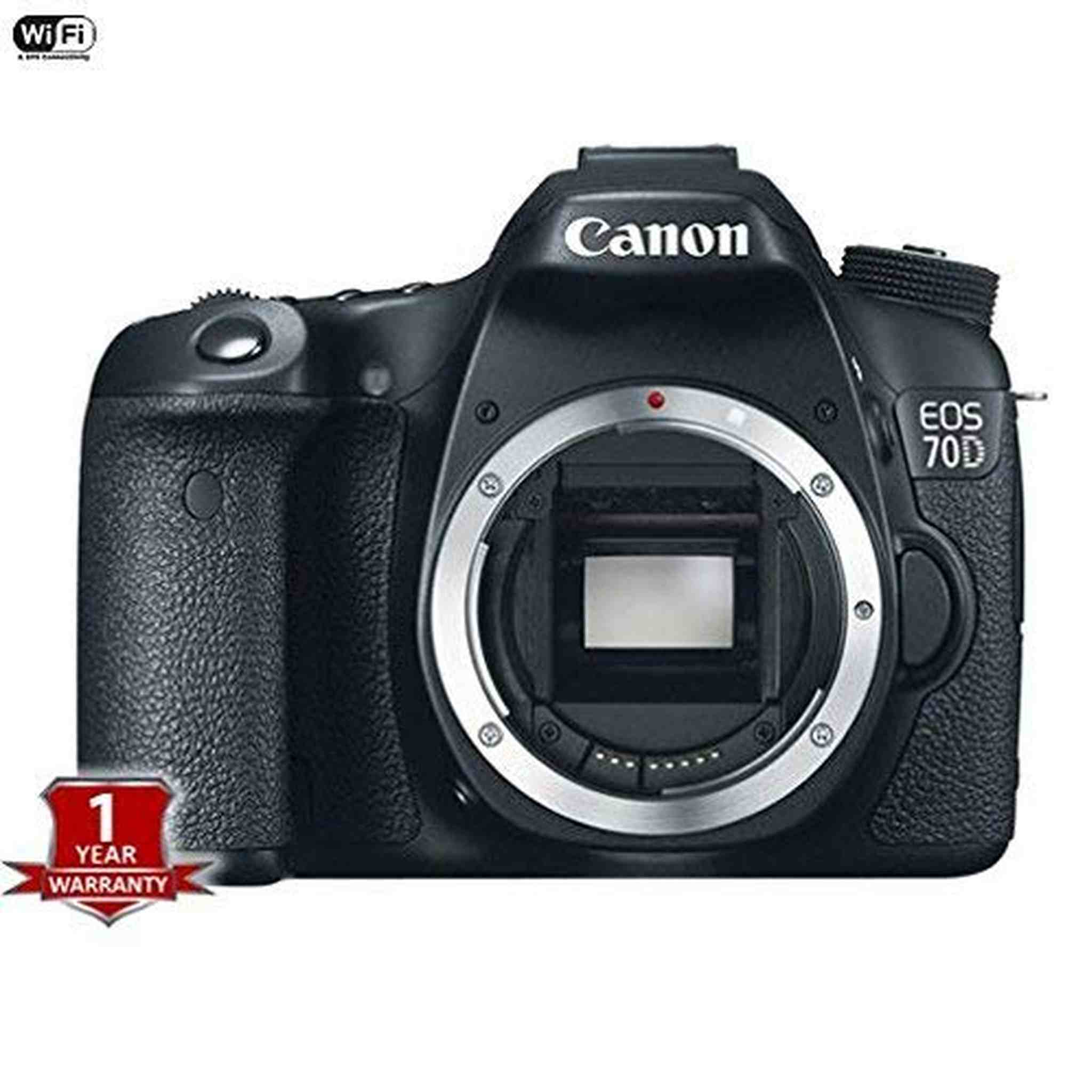 Canon EOS 70D Digital SLR Camera Body Only International Version No Warranty Canon
