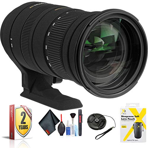 Sigma 50-500mm f/4.5-6.3 APO DG OS HSM Lens for Sony/Minolta for Sony A Mount + Accessories International Model with 2
