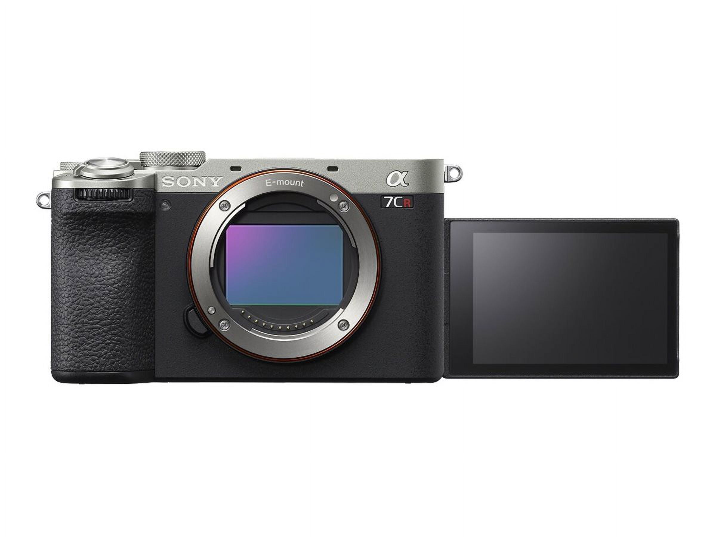 Sony Alpha 7CR Full-Frame Interchangeable Lens Camera (Silver)