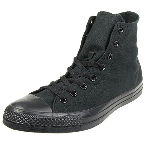 Converse Unisex Chuck Taylor All Star High Top Shoes, Black Monochrome, 10 M US Men/12 M US Women