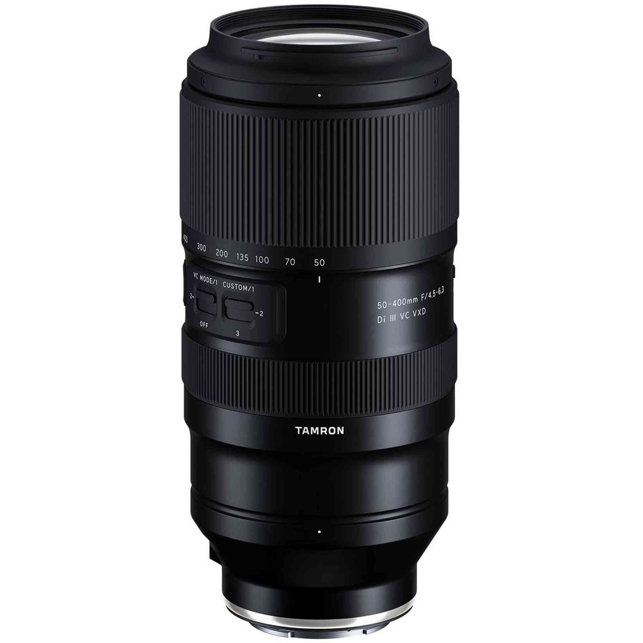 Tamron 50-400mm f/4.5-6.3 Di III VC VXD Lens for Sony Full Frame Mirrorless Cameras