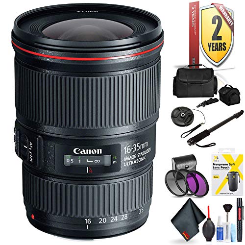 Canon EF 16-35mm F/4L is USM Lens for Canon 6D, 5D Mark IV, 5D Mark III, 5D Mark II, 6D Mark II, 5Dsr, 5Ds, 1Dx, 1Dx Mar