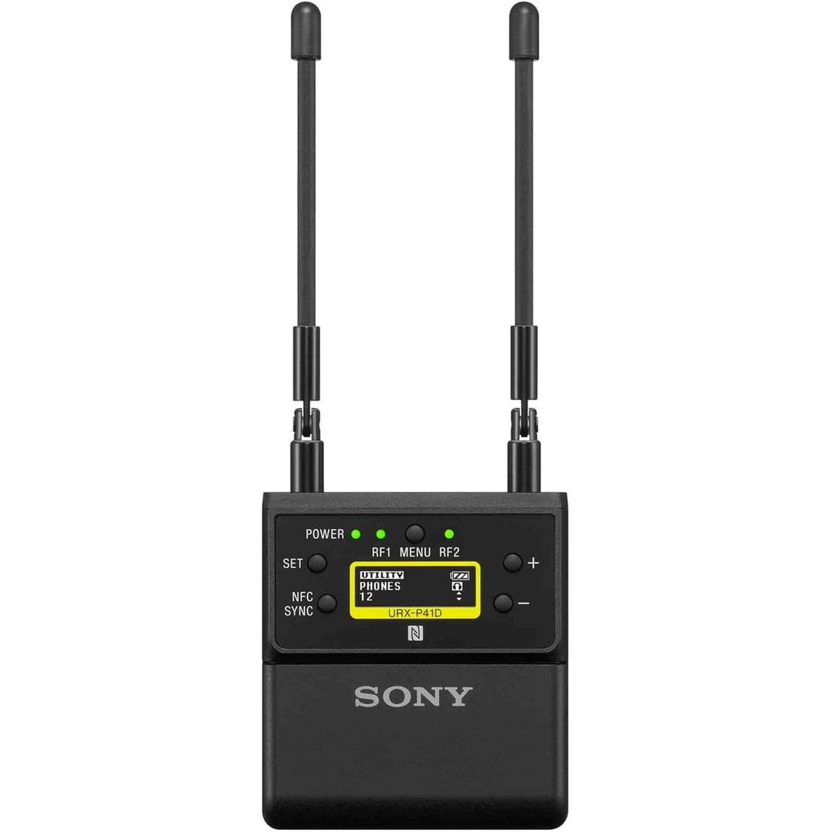 Sony URX-P41D Dual-Channel Camera-Mount Wireless Receiver, 14UC: 470.1 to 541.8MHz - Reconditioned