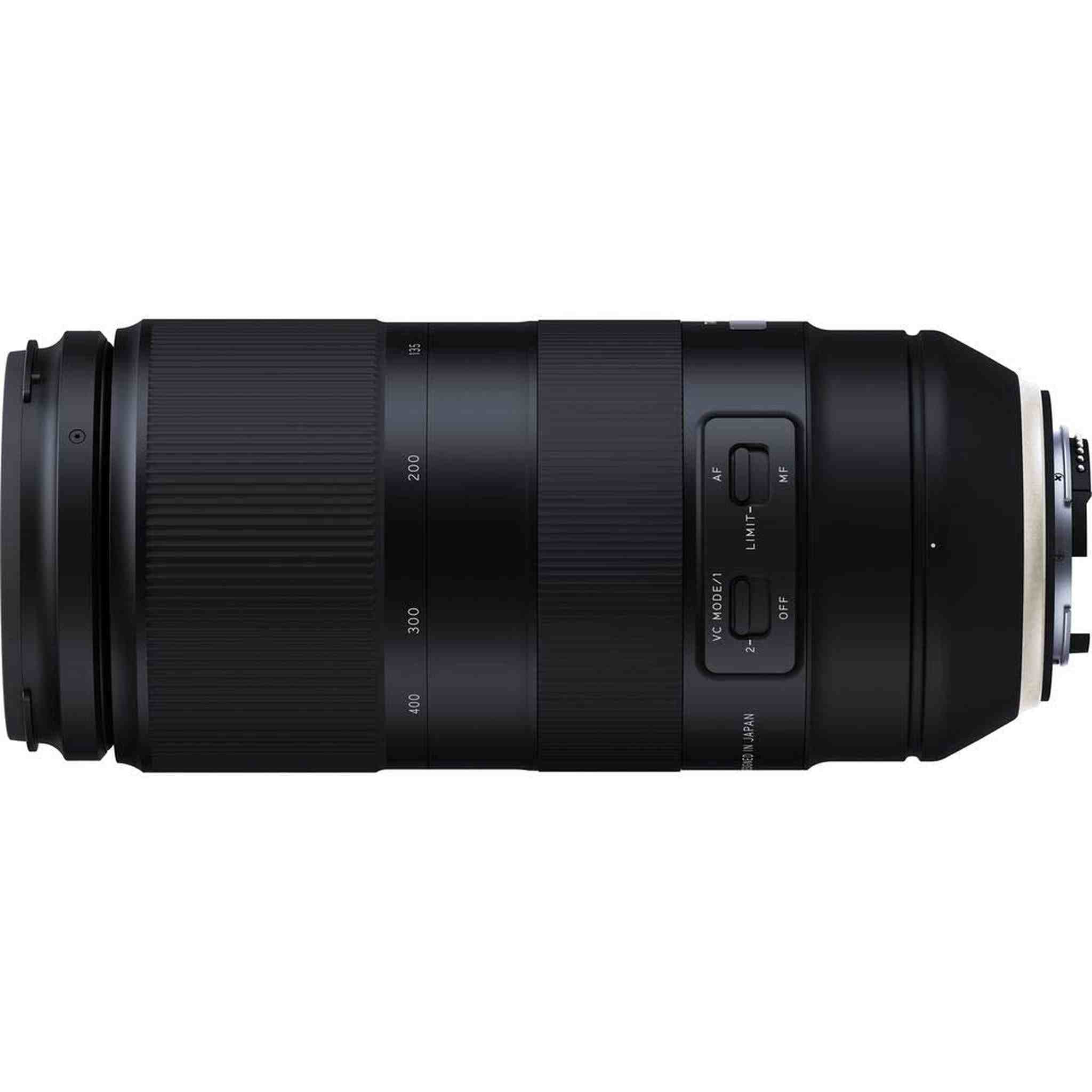 Tamron 100-400mm f/4.5-6.3 Di VC USD Lens for Nikon F for Nikon F Mount + Accessories International Model with 2 Year W