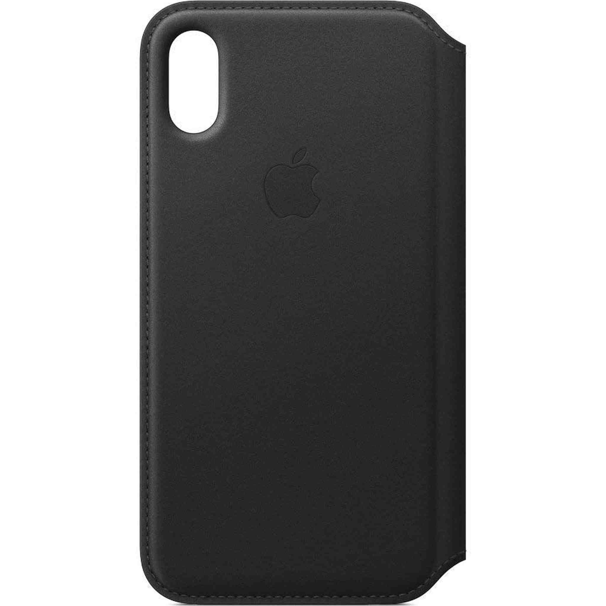 Apple Leather Folio for iPhone X - Black Renewed - Reconditioned Apple
