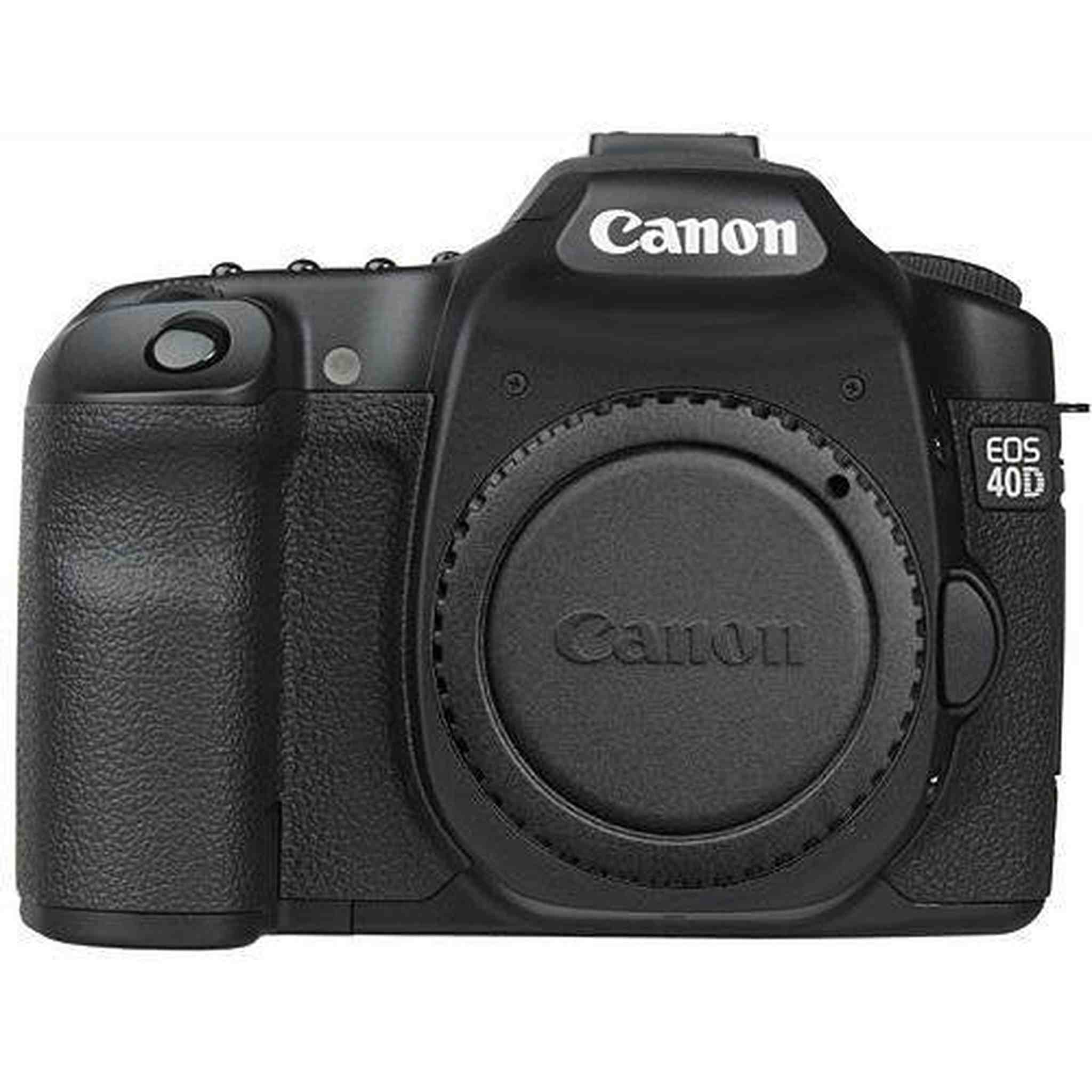 Canon EOS 40D 10.1MP Digital SLR Camera - Black Body Only Speedlite 580EX II - Used Canon
