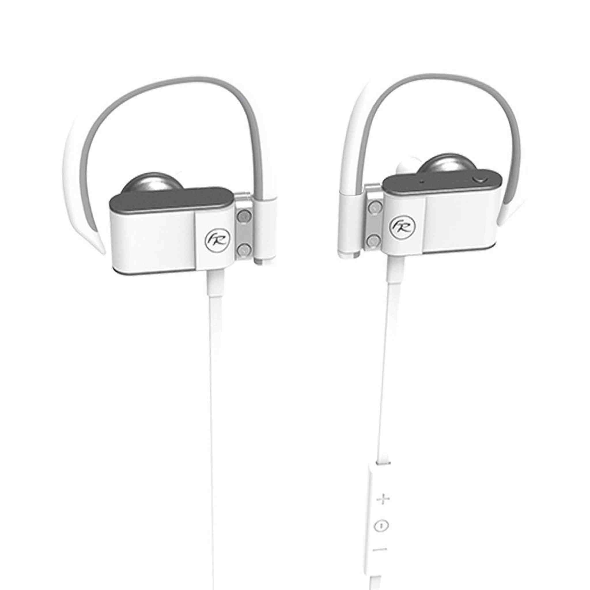 Floyd Rose Audio Pro Series Wireless Sport Earbuds with In-Line Microphone, White Floyd Rose