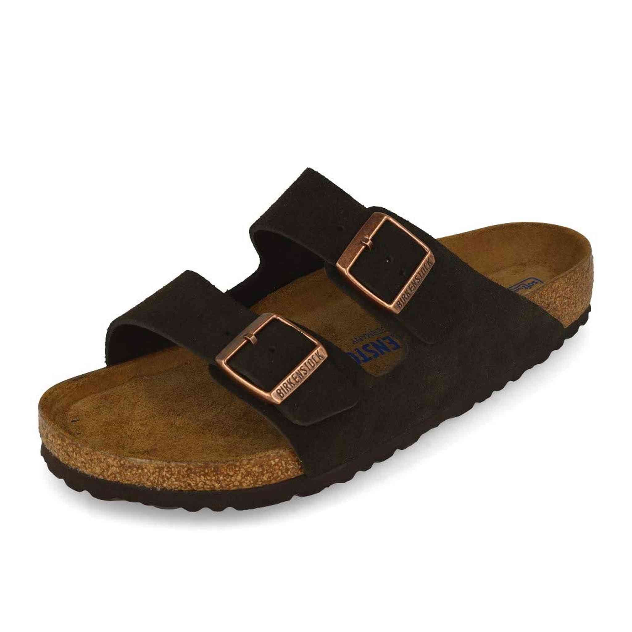 Birkenstock Men's Heels Sandals Open Toe Sandals , Brown Marron Mocca Marron Mocca , 10 US Birkenstock