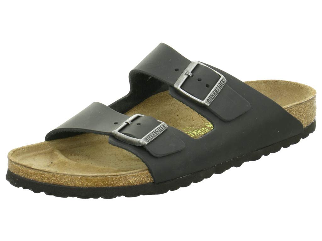 Birkenstock Women's Arizona Birko-Flo Black Sandals - 5-5.5 2A N US Women