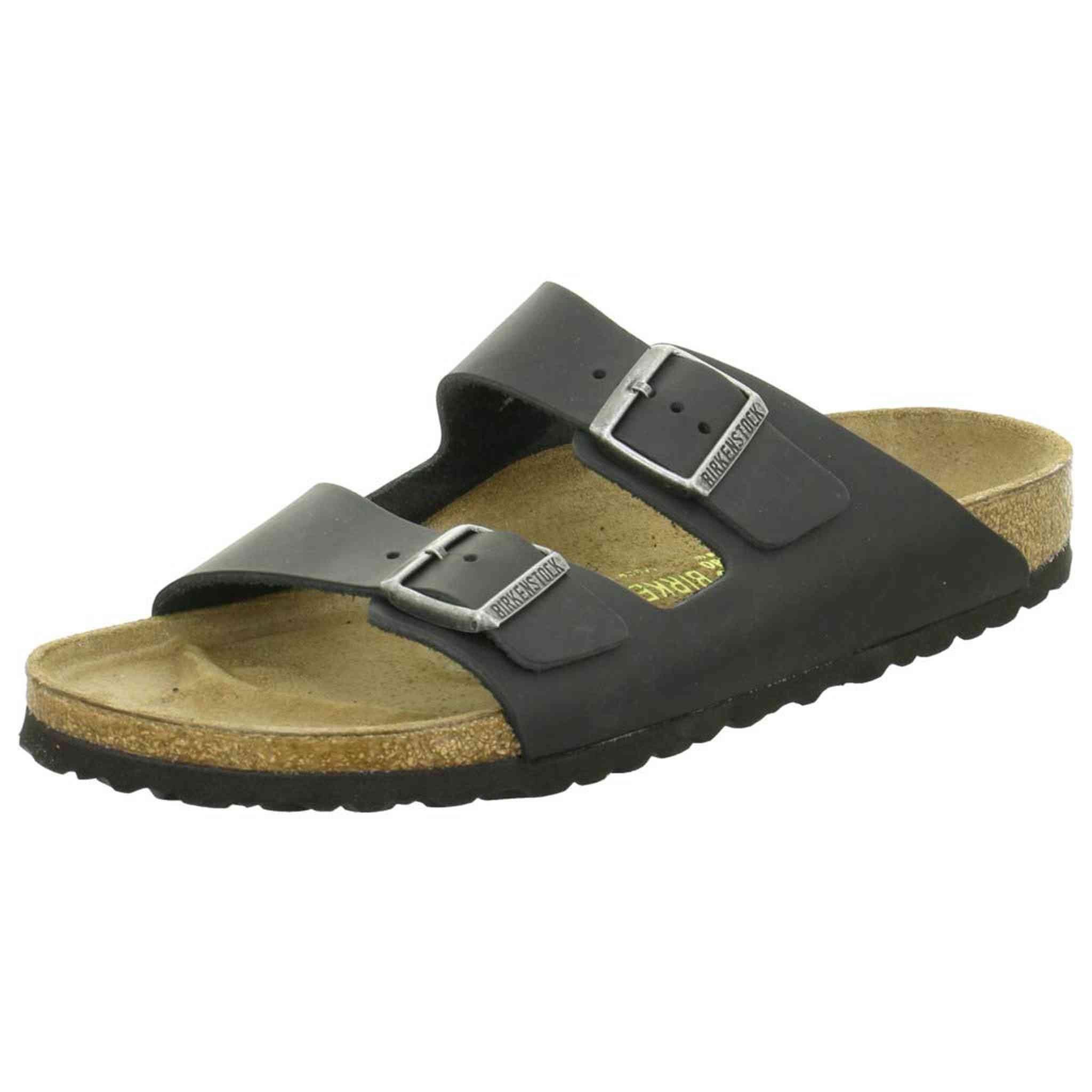 Birkenstock Women's Arizona Birko-Flo Black Sandals - 5-5.5 2A N US Women Birkenstock