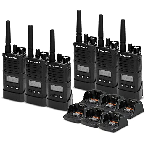 6 x Motorola RMU2080d On-Site 2-Way Business Radio with Display - 6 Pack Bundle