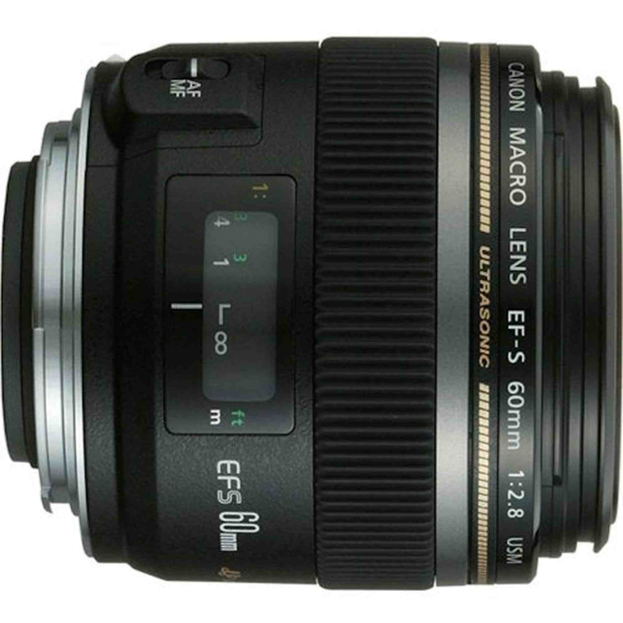 Canon EF-S 60mm f/2.8 AF USM Lens - Reconditioned