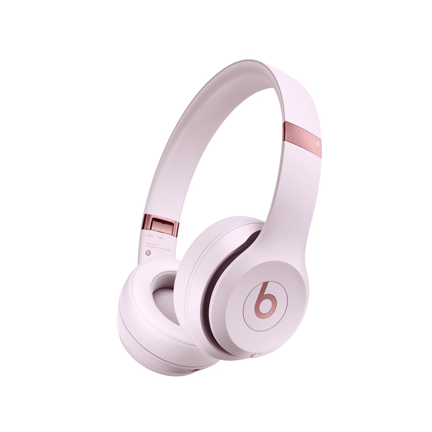 Beats Solo 4 - Wireless Bluetooth On-Ear Headphones, Apple & Android Compatible, Up to 50 Hours of Battery Life - Cloud Pink - Reconditioned