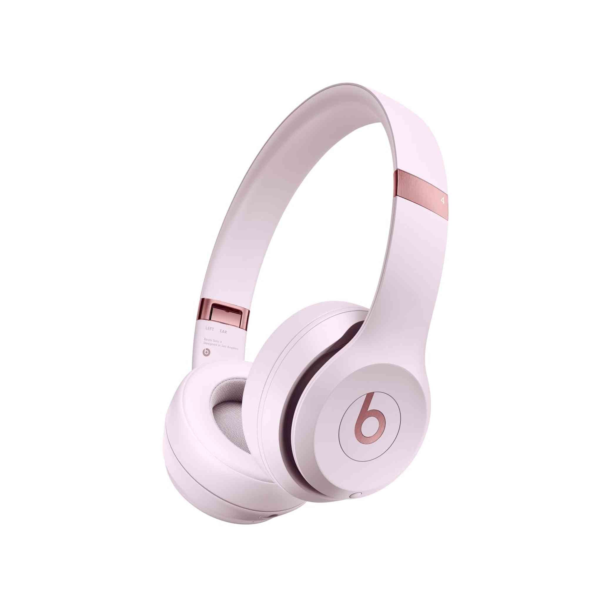 Beats Solo 4 - Wireless Bluetooth On-Ear Headphones, Apple & Android Compatible, Up to 50 Hours of Battery Life - Cloud Pink - Used Beats