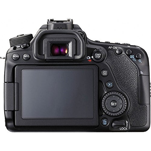 Canon EOS 80D DSLR Camera Body Only Memory Bundle (International Model)