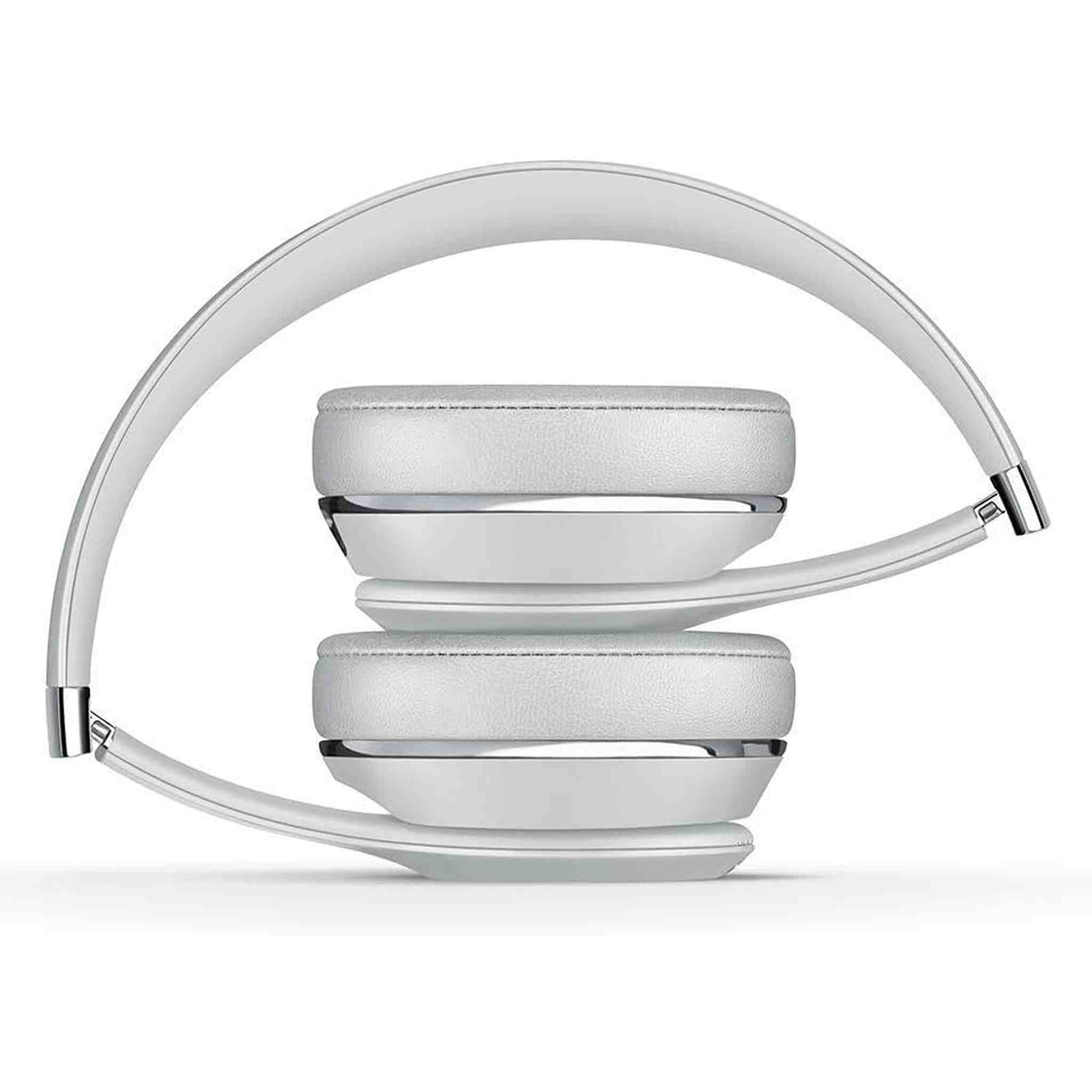 Beats by Dre - Beats Solo3 Wireless On-Ear Headphones - Satin Silver Renewed 2 - Reconditioned