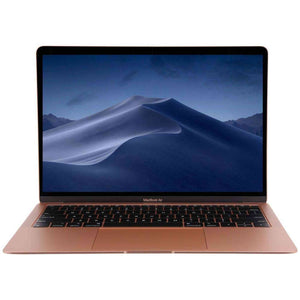 13 Inch MacBook Air w/ Retina Display 256GB SSD Late 2018, Gold MREF2LL/A Laptop Computer Best Value Bundle Includes Wireless Mouse, USB Flash Drive, and Cleaning Kit