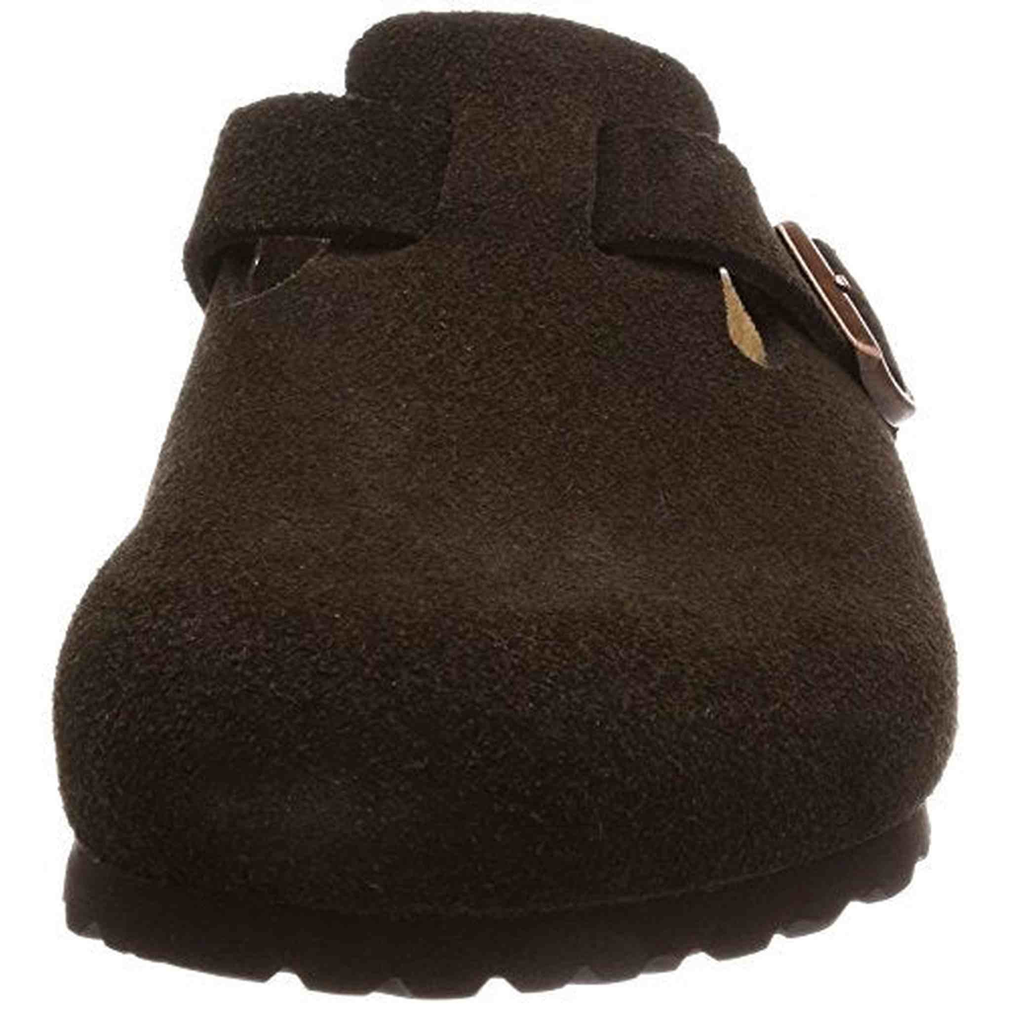 Birkenstock Womens Boston Sandals Summer Beach Flat Soft Foot Bed Clogs - Mocha - 8 Birkenstock