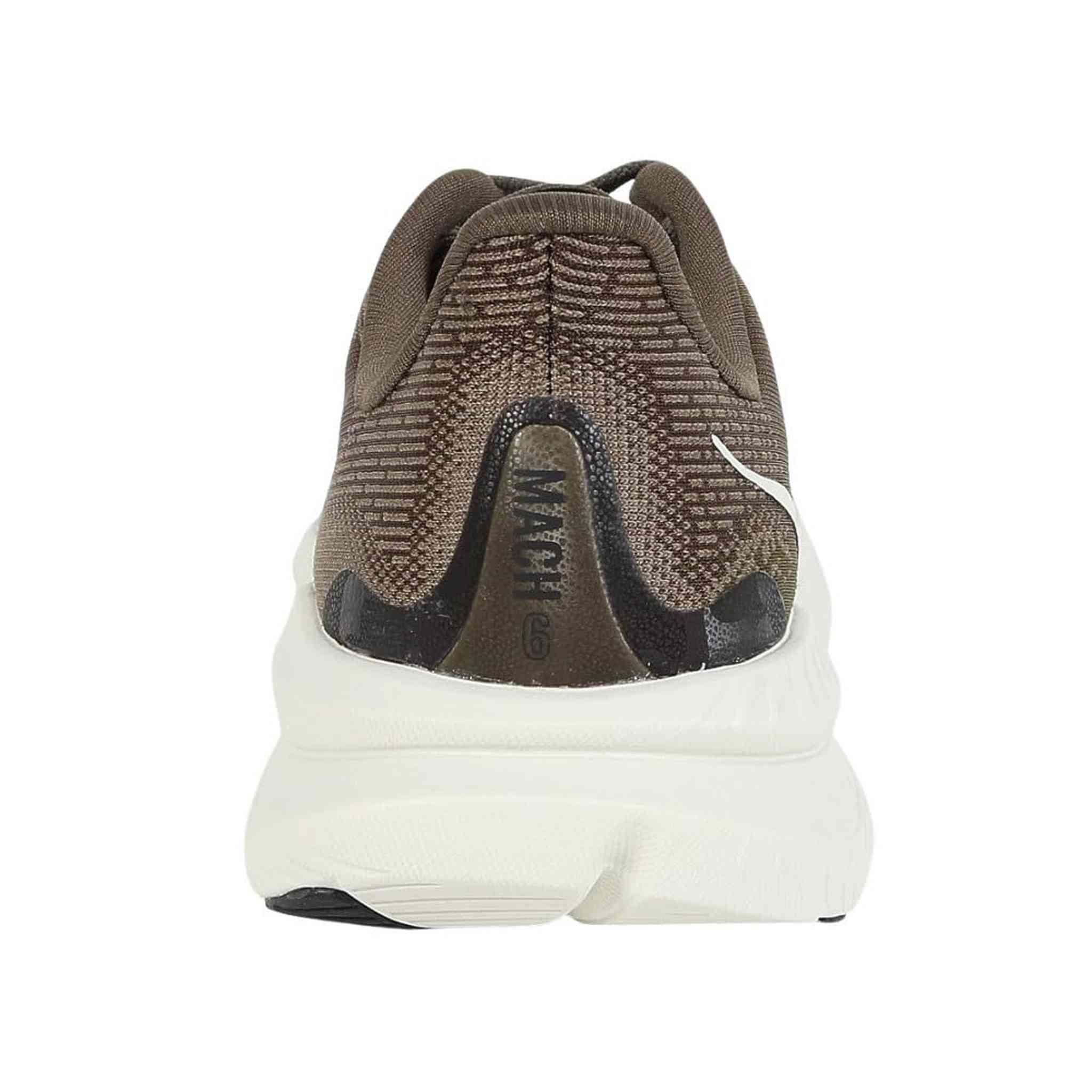 Hoka Men's Mach 6 Sneaker, Antique Olive/Truffle Salt, 10