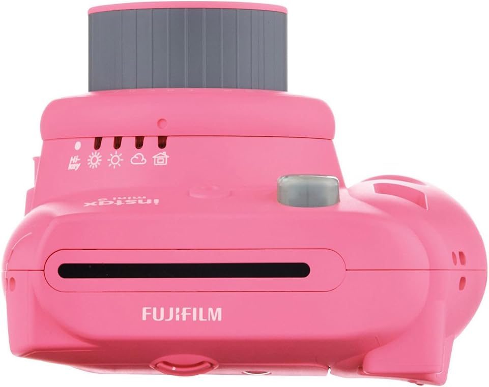 Fujifilm Instax Mini 9 Instant Camera (Flaming Pink) with 40 Instant Film Photos