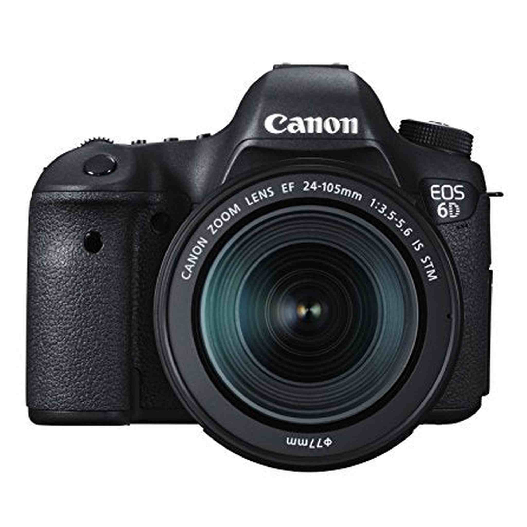 Canon EOS 6D 20.2 MP CMOS Digital SLR Camera with EF 24-105mm IS STM Kit - Wi-Fi Enabled - Used Canon