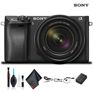 Sony Alpha a6300 Mirrorless Camera with 18-135mm Lens Black ILCE-6300M/B Bundle Sony
