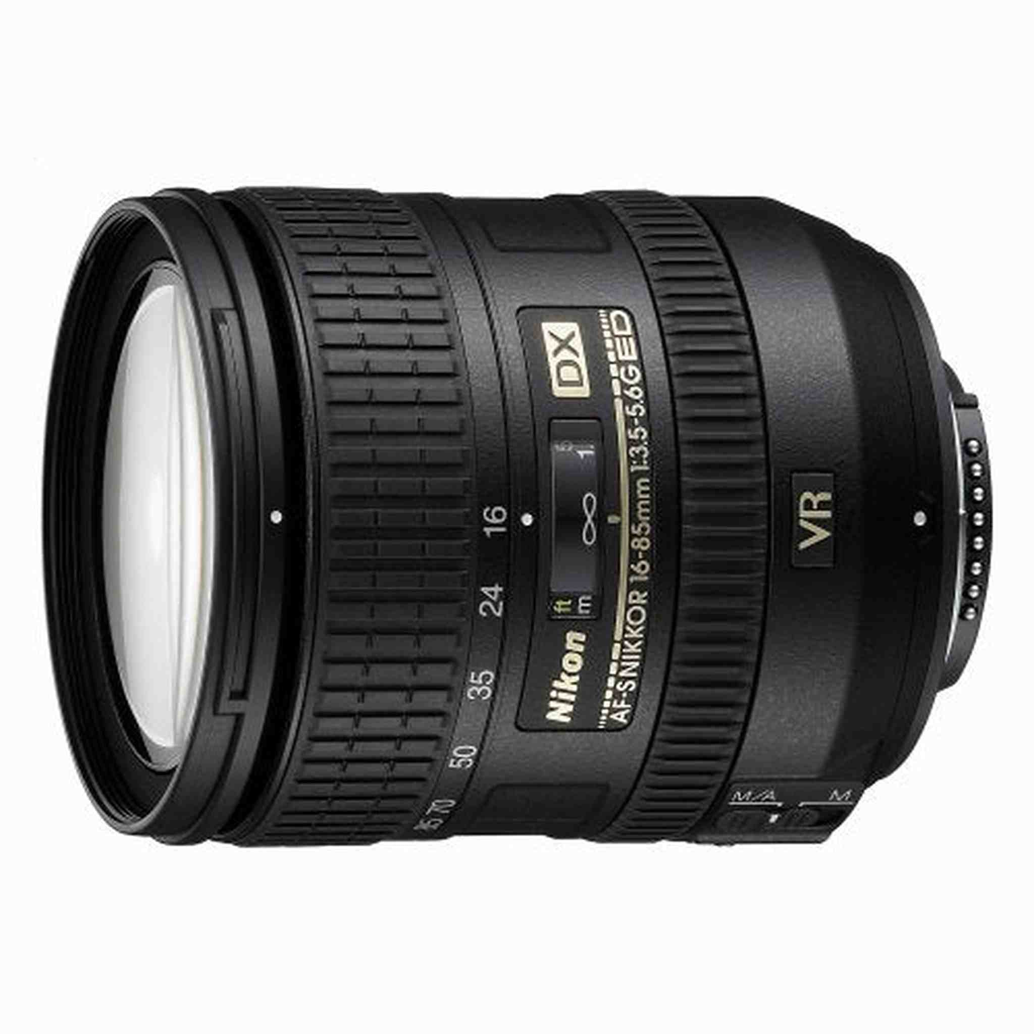 Nikon AF-S DX NIKKOR 16-85mm f/3.5-5.6G ED Vibration Reduction Zoom Lens with Auto Focus for Nikon DSLR Cameras - Used Nikon