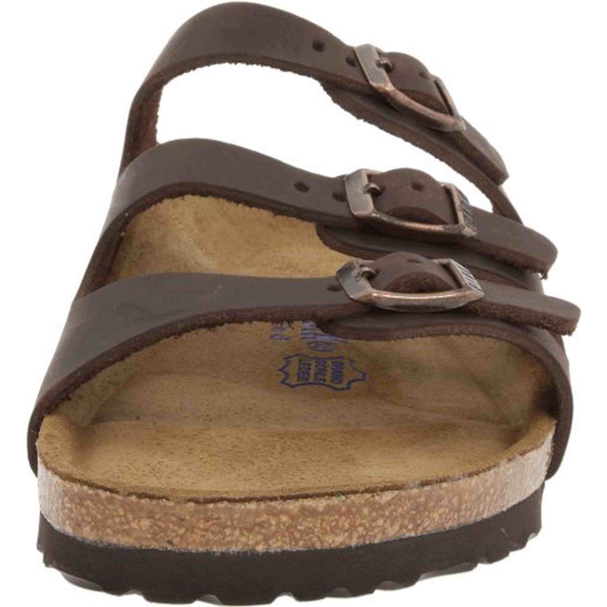Birkenstock Women's Florida Soft Footbed Sandal, Habana Waxy Leather, 39 M EU/ 8-8.5 M US