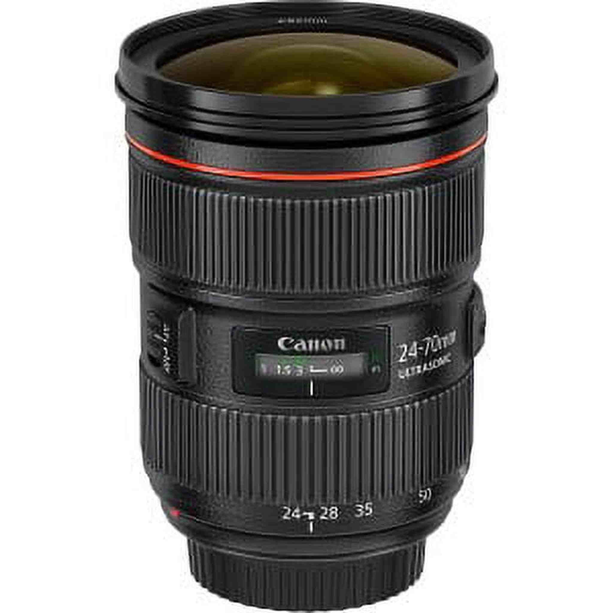 Canon EF 24-70mm f/2.8L II USM Lens 5175B002 + Filter Kit + Cap Keeper + More - Reconditioned Canon