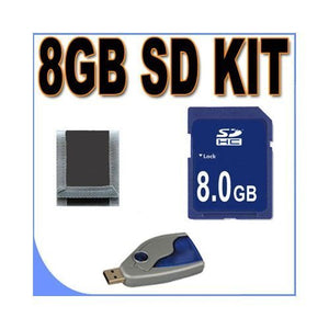8GB SD / HC Memory Card Secure Digital BigVALUEInc Accessory Saver Bundle for Fuji / Fujifilm Finepix Cameras