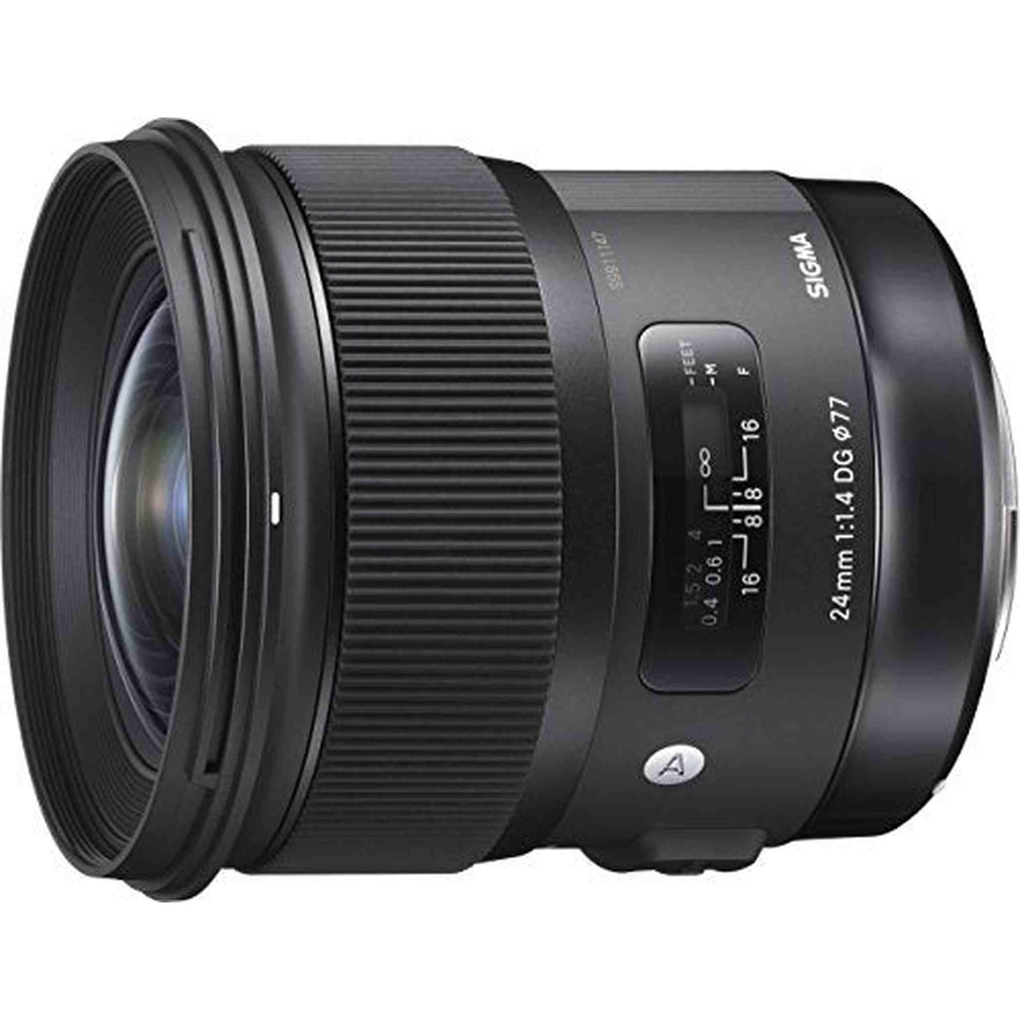 Sigma 24mm f/1.4 DG HSM Art Lens for Canon EF Certified Refurbished - Reconditioned Sigma