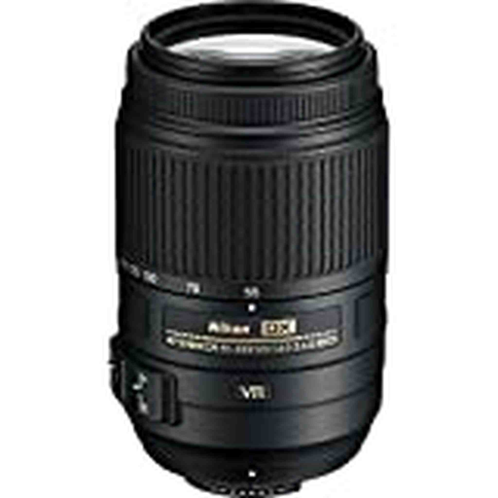 Nikon 2197-IV AF-S DX NIKKOR 55-300mm f/4.5-5.6G ED Vibration Reduction Zoom Lens with Auto Focus for DSLR Cameras Inter Nikon