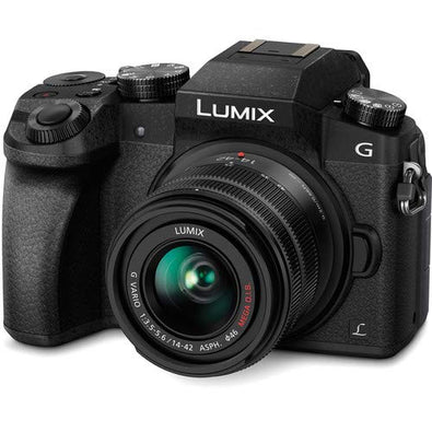 Panasonic Lumix DMC-G7 Mirrorless Digital Camera +14-42mm Lens Bundle +64GB Memo