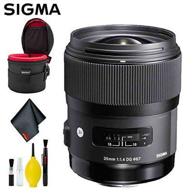 Sigma 35mm f/1.4 DG HSM Art Lens for Nikon F USA Deluxe Bundle