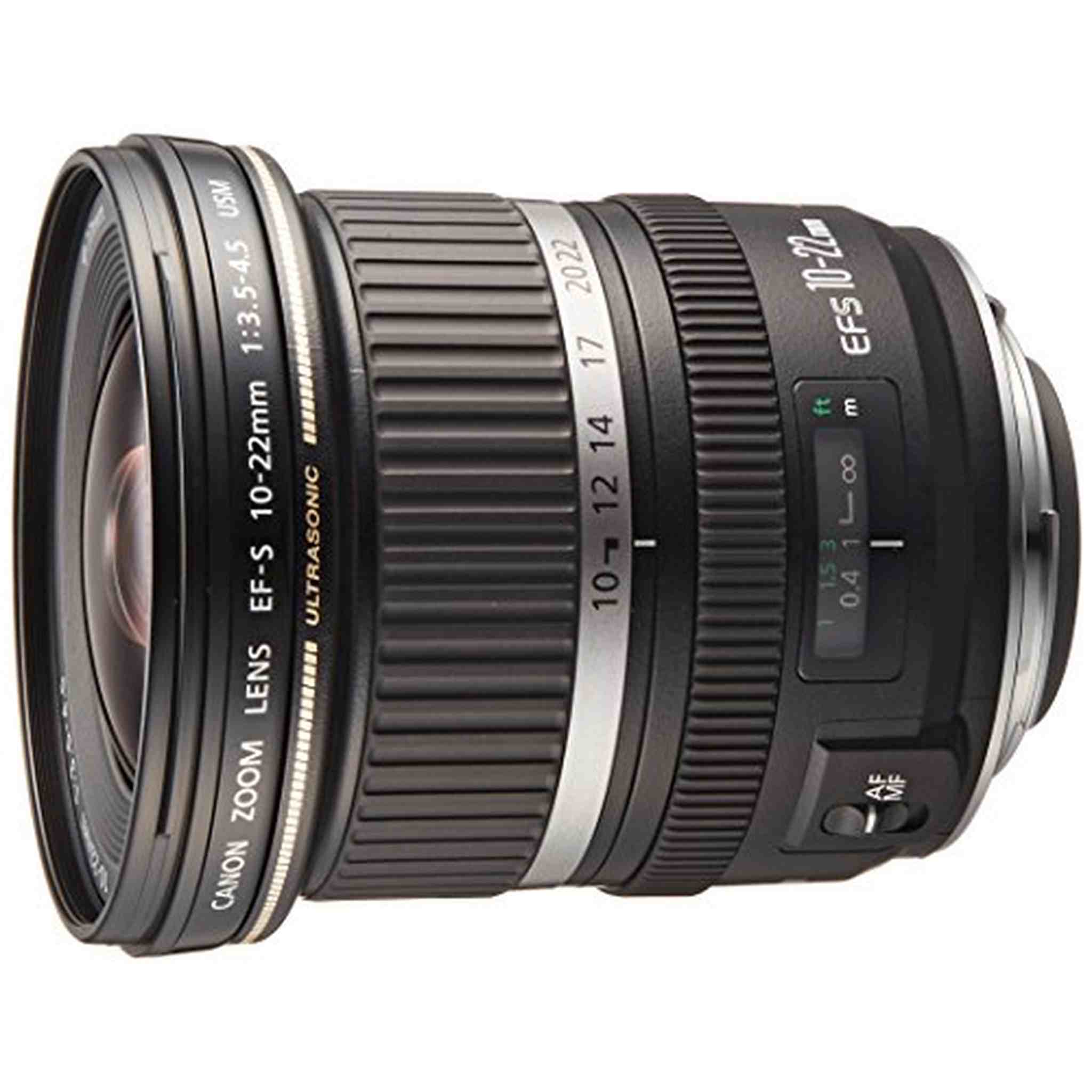 Canon EF-S 10-22mm f/3.5-4.5 USM SLR Lens for EOS Digital SLRs - White Box Bulk Packaging Canon