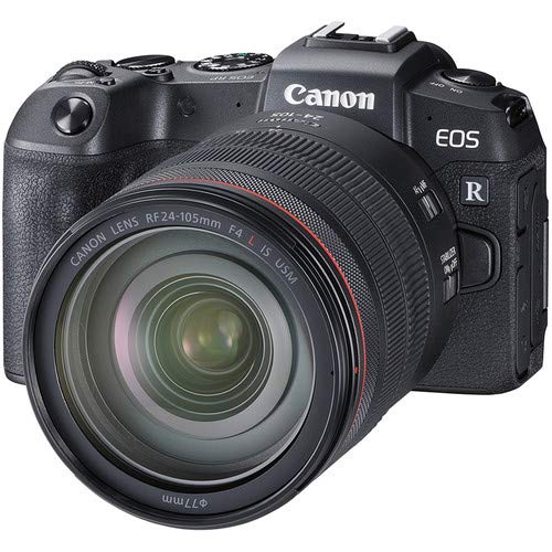 International Professional Bundle - Canon EOS RP Mirrorless Camera with with RF 24-105 F4 L is USM Lens Lens and Mount A