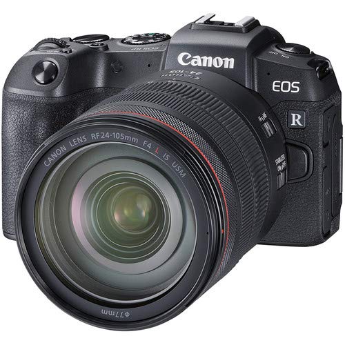 International Memory Bundle - Canon EOS RP Mirrorless Camera with with RF 24-105 F4 L is USM Lens Lens and Mount Adapter