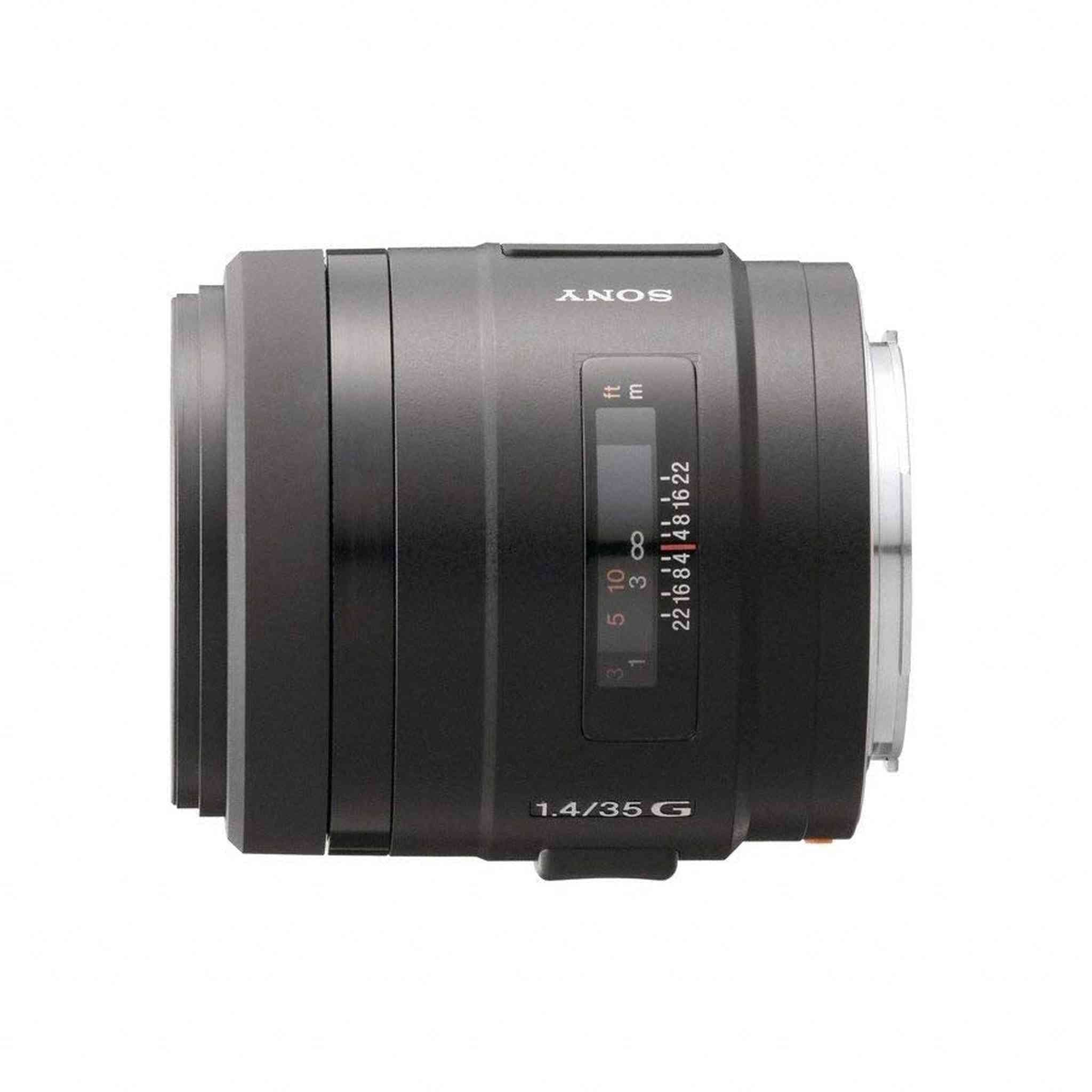 Sony Sal-35F14G 35mm F/1.4 Aspherical G Series Standard Lens for Alpha Digital SLR Camera Renewed - Reconditioned Sony